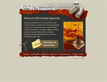 Tablet Screenshot of csratesting.com